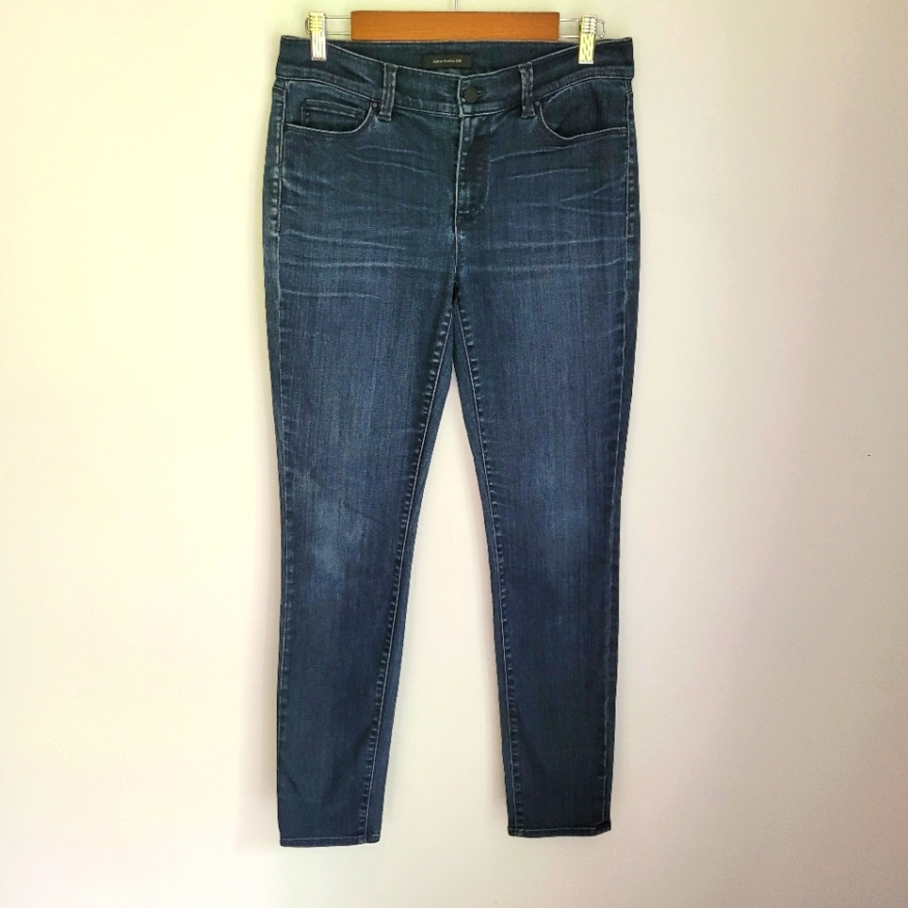 Ann Taylor | The Skinny- Modern Fit Jeans, Dark Wash